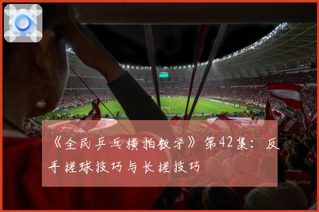 《全民乒乓横拍教学》第42集：反手搓球技巧与长搓技巧
